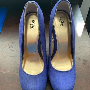 Blue Mossimo wedges